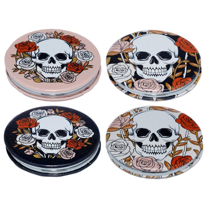 Skulls & Roses Compact Mirror