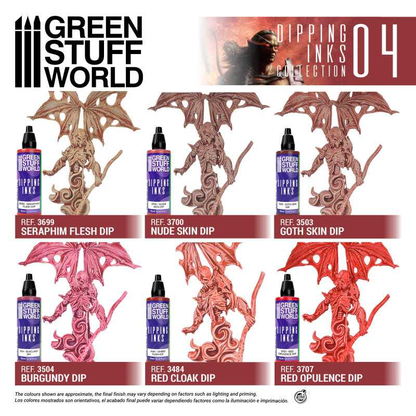 Dipping Inks Set 04 Flesh/Red - Green Stuff World