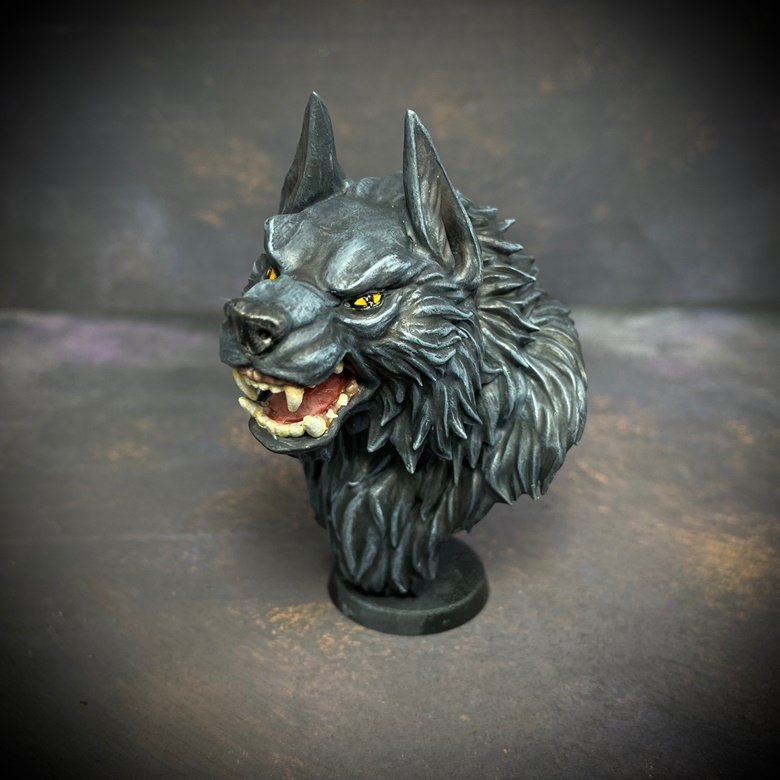 Prepainted Werewolf Bust -MrsMLG