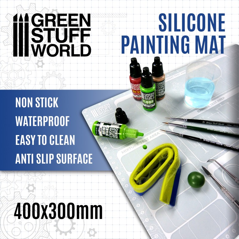 A silicone painting mat by Green Stuff World