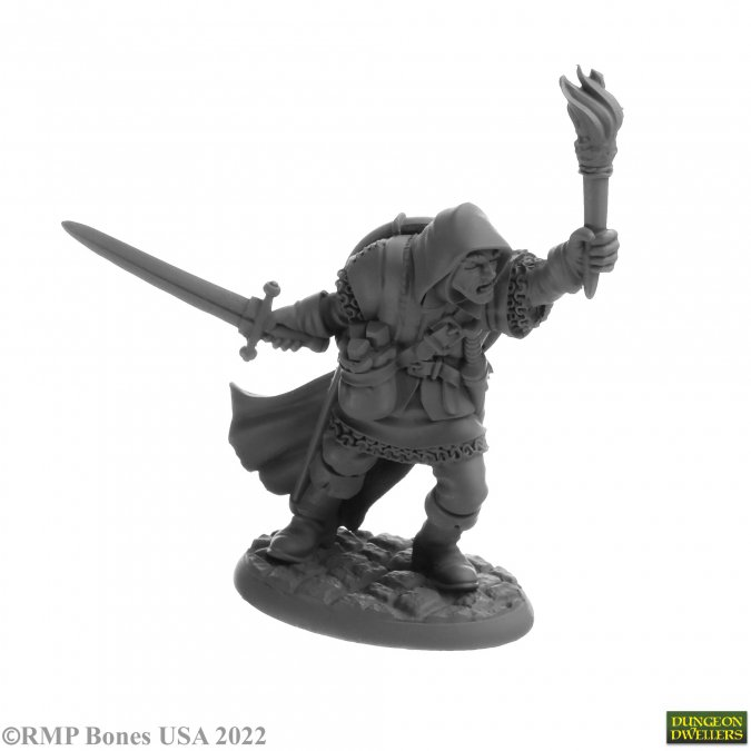 07067 Derrell Brumby Human Fighter- Reaper Bones USA Dungeon Dwellers