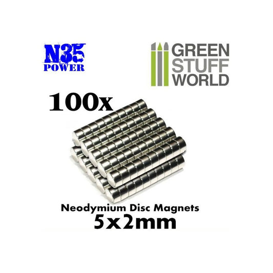 Neodymium Magnets 5x2mm -100 uni...