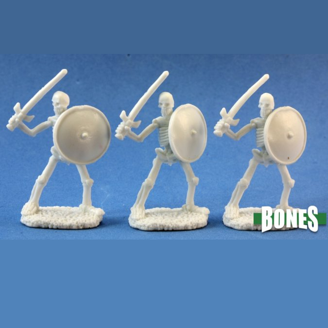 77017 - Skeletal Swordsman x3 (Reaper Bones)