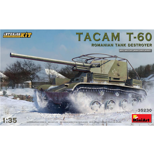 Tacam T-60 Romanian Tank Destroyer scale model