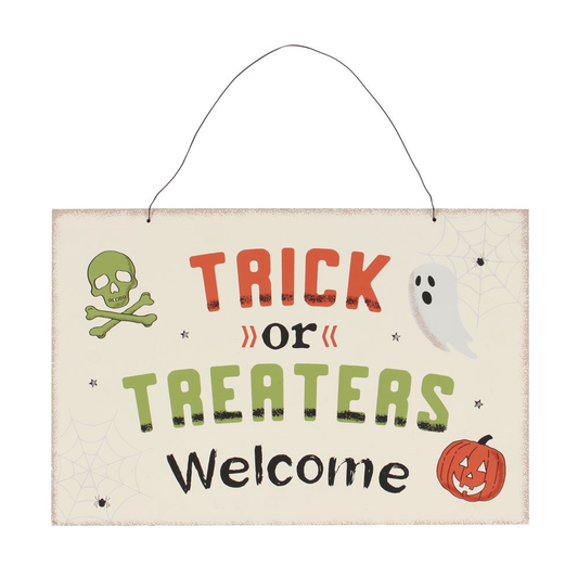 Trick Or Treaters Welcome Hangin...