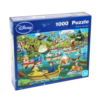 Disney Fun On The Water 1000 Piece Jigsaw Puzzle featuring some of your favourite Disney characters at the boating lake.