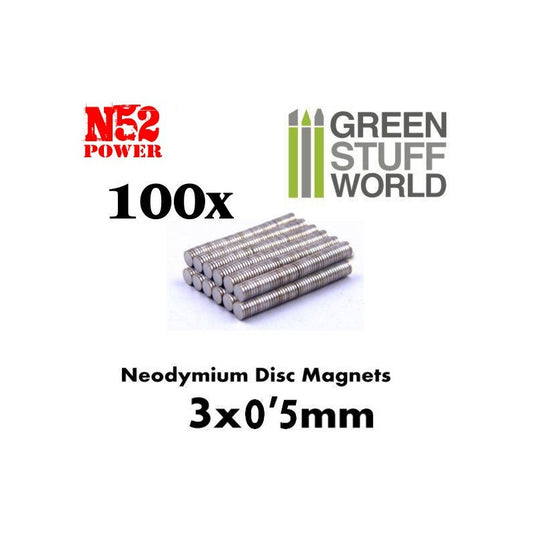 Neodymium Magnets 3x0.5mm - 100 ...