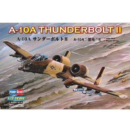 A-10A Thunderbolt II in 1:72 scale by Hobbyboss