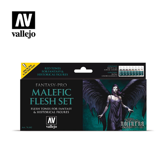 Malefic Flesh Paint Set by Valle...