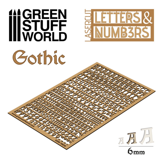 Green stuff world Gothic 6mm Let...