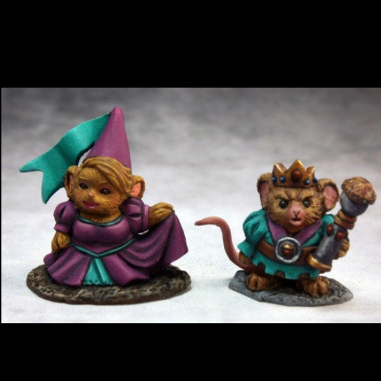 Reaper Miniatures 03740: Mousling King & Princess sculpted by Gene Van Horne