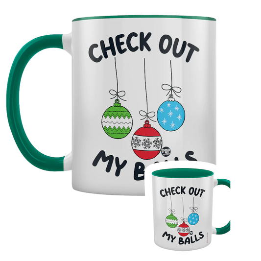 Check Out My Balls Christmas Mug...