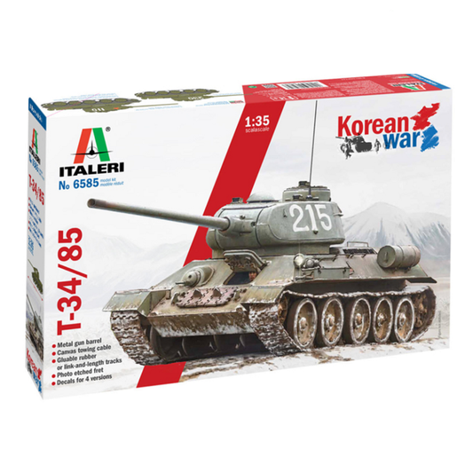 T-34/85 Italeri scale model kit ...