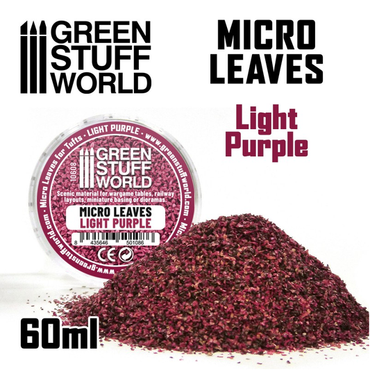 Micro Leaves -Light Purple - Gre...