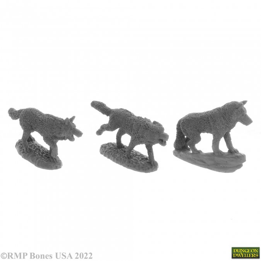 A set of 3 Wolf Pack from the Bo...