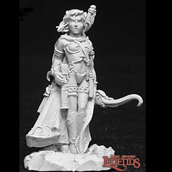 Reaper Miniatures 02711 Amiryth Elmlighter sculpted by Gael Goumon for the dark heaven legends metal miniatures range 