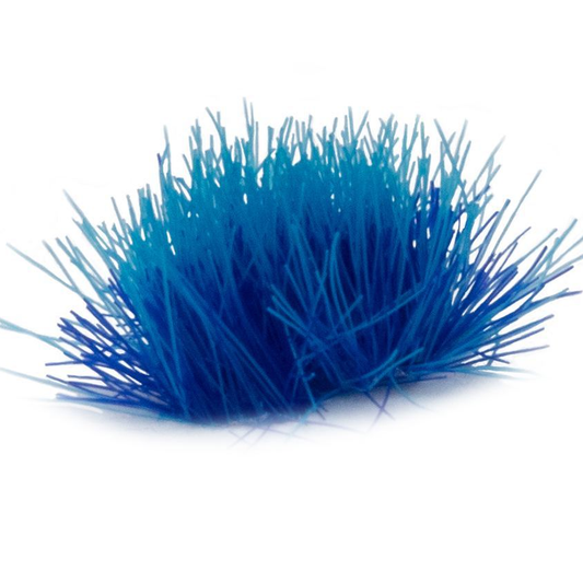 These alien tufts are blue in a ...