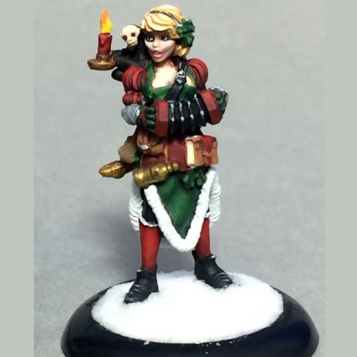 Reaper Miniatures 01578 Carol, Christmas Bard sculpted by Bobby Jackson for the dark heaven legends metal miniatures range