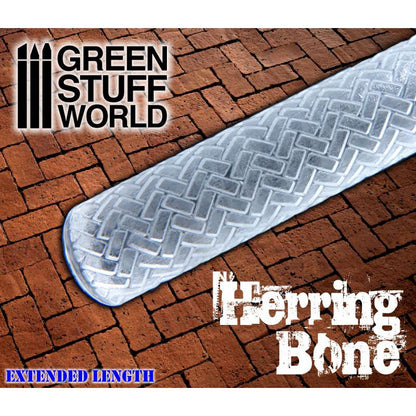 Herringbone - Rolling Pin - 1675 Green Stuff World