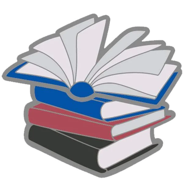 Poly Pride Books Enamel Pin Badge