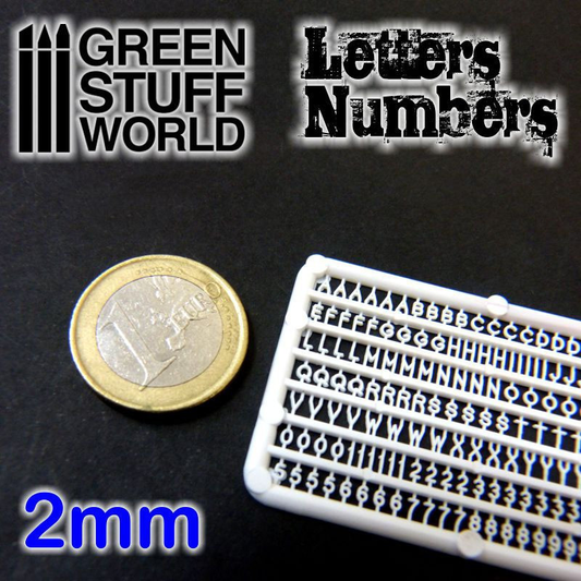 green stuff world 2mm Letters an...