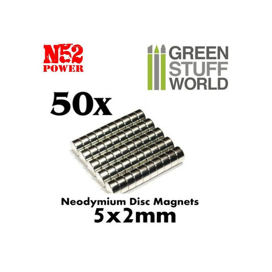 Neodymium Magnets 5x2mm - 50 uni...