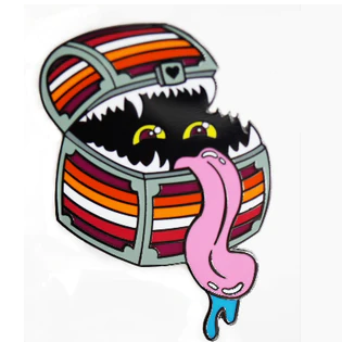 Community Lesbian Mimic Enamel Pride Pin Badge