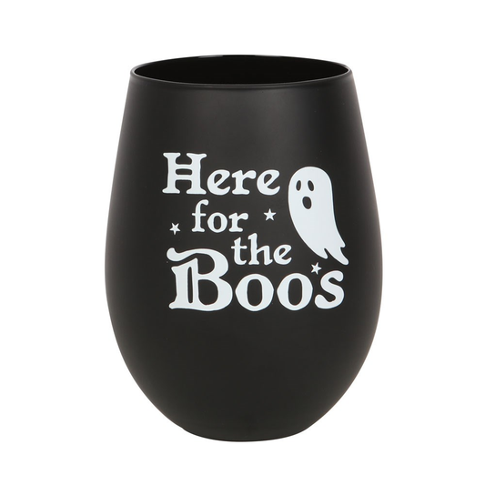 Here For The Boos Stemless Wine ...