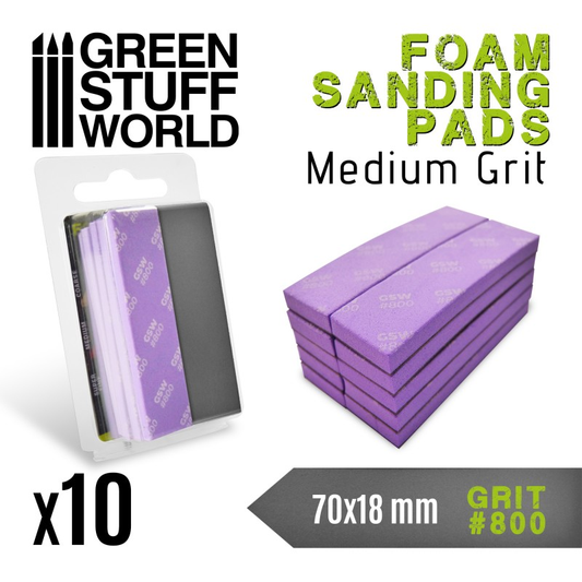 Medium grit foam sanding pads nu...