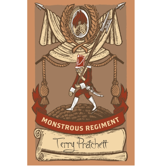 Monstrous Regiment a hardback Discworld novel by Terry Pratchett as part of the Industrial Revolution collection. 