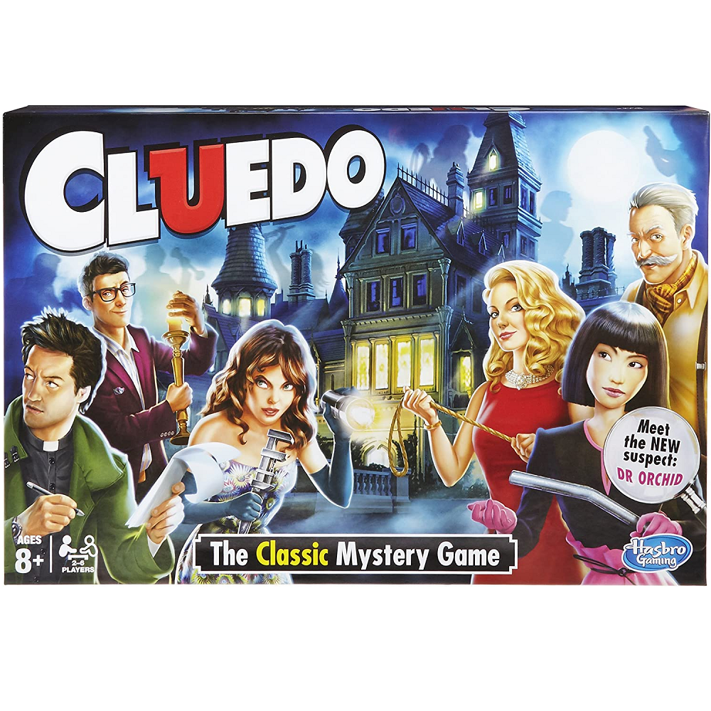 Cluedo board game box art 