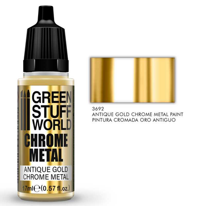 Antique Gold Chrome Paint - Green Stuff World