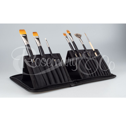 A Rosemary & Co brush case. ...