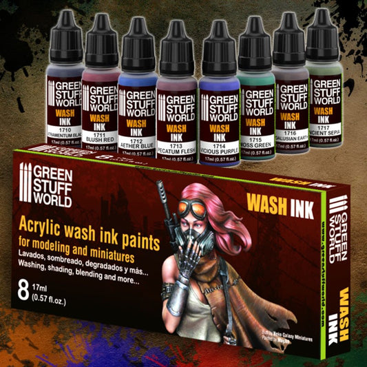 Acrylic Wash Ink Paints -Set x8 ...