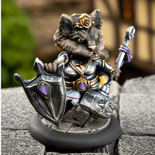 Muffet the paladin cat miniature...