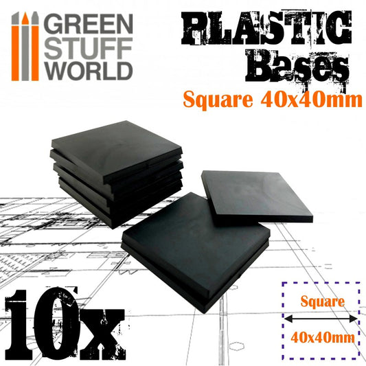 Plastic Square Bases 40x40 mm-98...