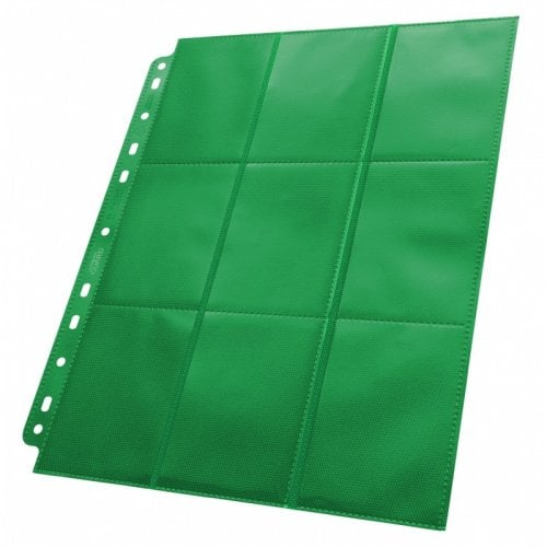 ULTIMATE GUARD 1CT 18-POCKET PAGE SIDE-LOADING - GREEN