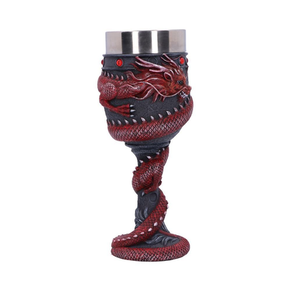 Nemesis Now Red Dragon Coil Goblet - 20cm