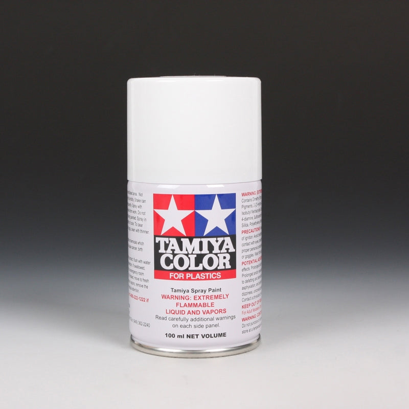 Tamiya Pure White Spray For Plastics