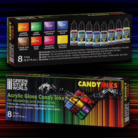 Acrylic Candy Ink Paints -Set x8...