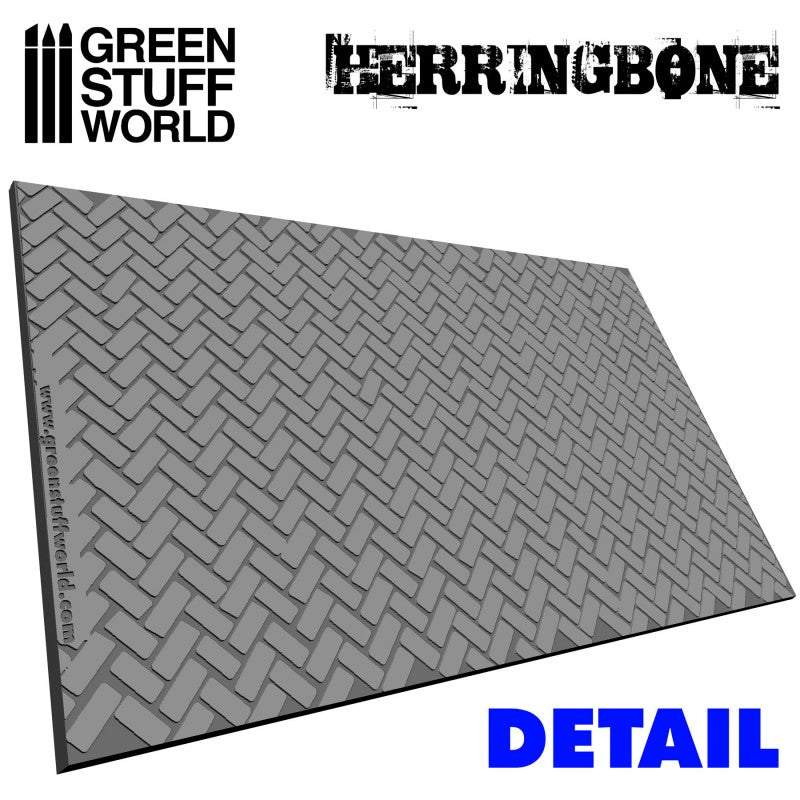 Herringbone - Rolling Pin - 1675 Green Stuff World