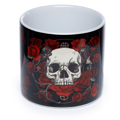 Small Planter - Skulls & Roses