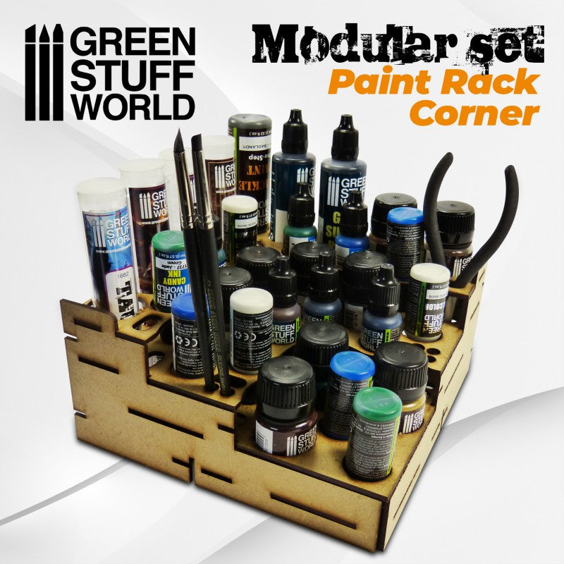 Modular Paint Rack - STRAIGHT CORNER -9847- Green Stuff World