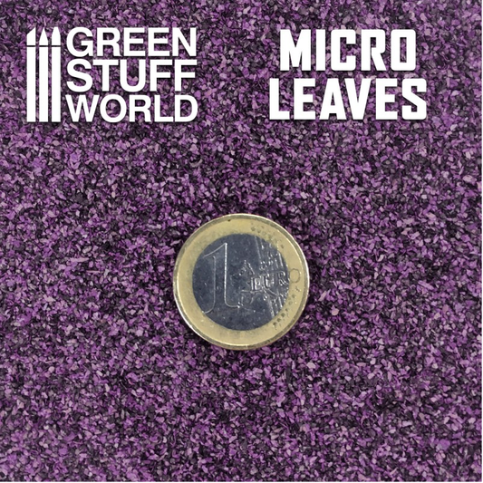 Micro Leaves -Dark Violet - Gree...