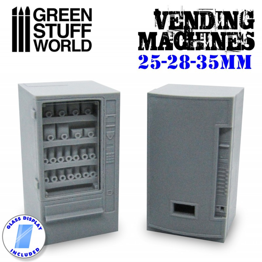 A set of two resin vending machi...