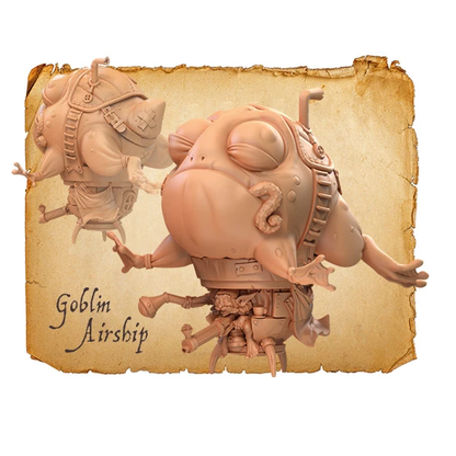 Moonstone Goblin Airship miniature