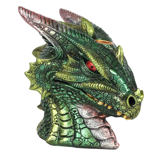 incense burner. green dragon hea...