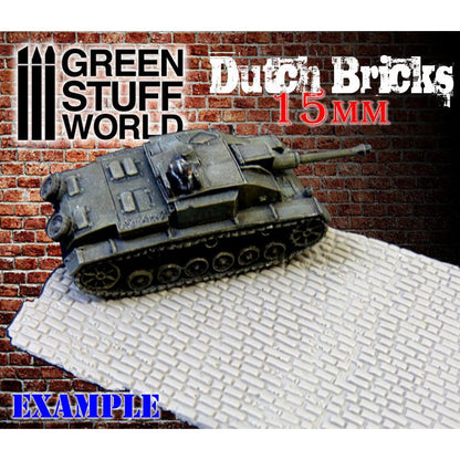 DUTCH Bricks 15mm - Rolling Pin - 1626 Green Stuff World