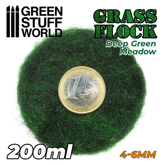 Deep Green Meadow 4-6mm Flock -2...