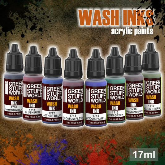 Acrylic Wash Ink Paints -Set x8 ...